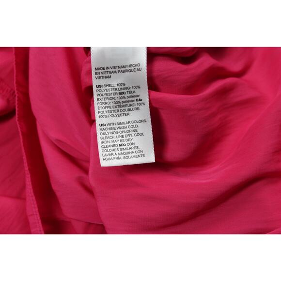 CHICO'S Pink Ruffle Tiered Sleeveless Maxi Dress Size 2 US Large / 12 - Picture 5 of 6